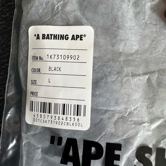 BAPE X ASSC TEE #2 M New with tags size Large - Picture 4 of 7